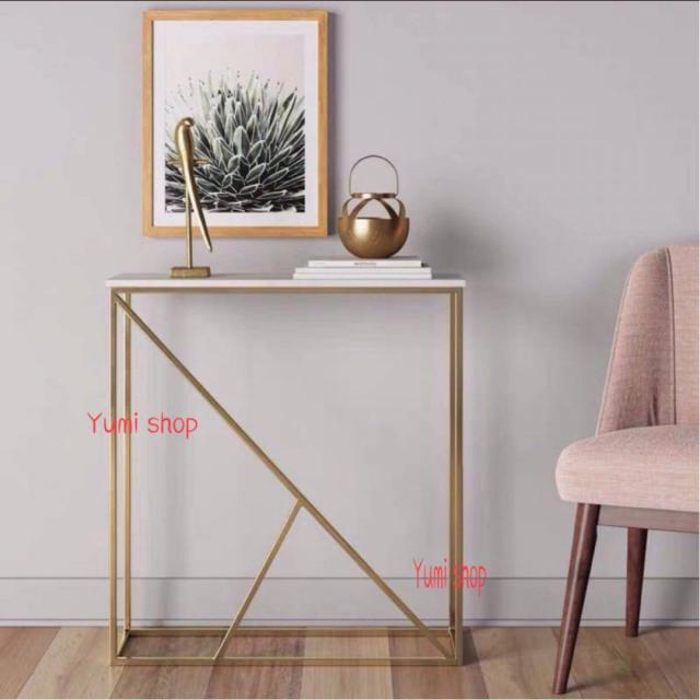 高級サイドテーブル コンソールテーブル 玄関テーブル 花台 電話台 アンティーク調デザイン ．幅80cmの通販は 62,073円