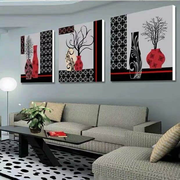 美術アートパネル 絵画インテリア 壁飾り 絵画プリント 壁画 キャンバスプリントポスター3枚 額縁なし 50x50 別サイズあり