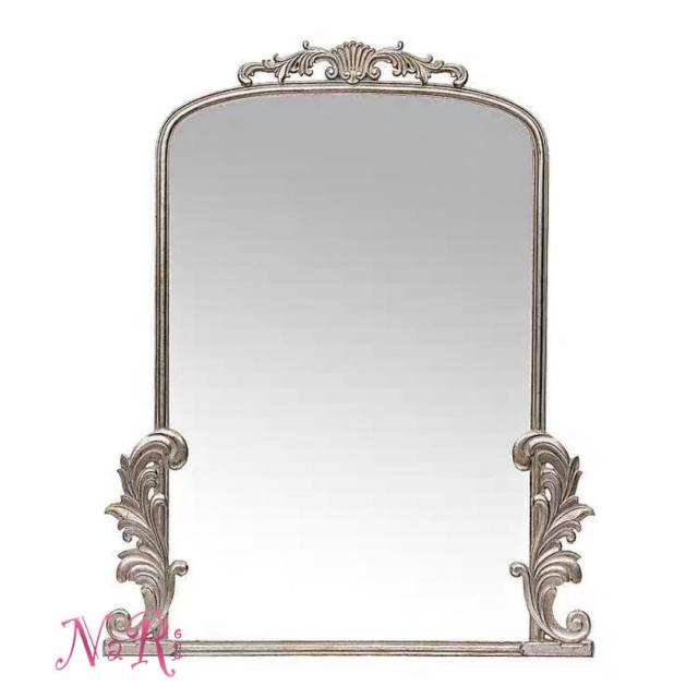 高級豪華鏡 壁掛け鏡 ．壁掛け 壁掛けミラー ウォールミラ85x100cm アンティーク調の通販は 140,333円