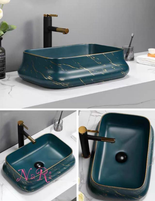 高級置き型洗面ボウルセット 手洗い器 デザイン 陶磁器 手洗い鉢 洗面