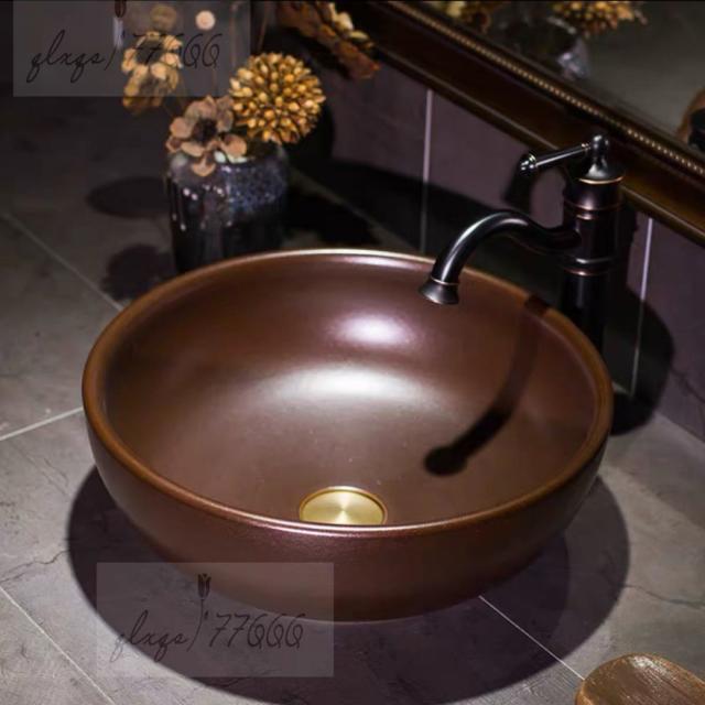 高級洗面台 洗面ボウルセット 洗面ボール 陶器 手水鉢 手洗器 手洗い鉢 洗面器 蛇口 排水金具付き