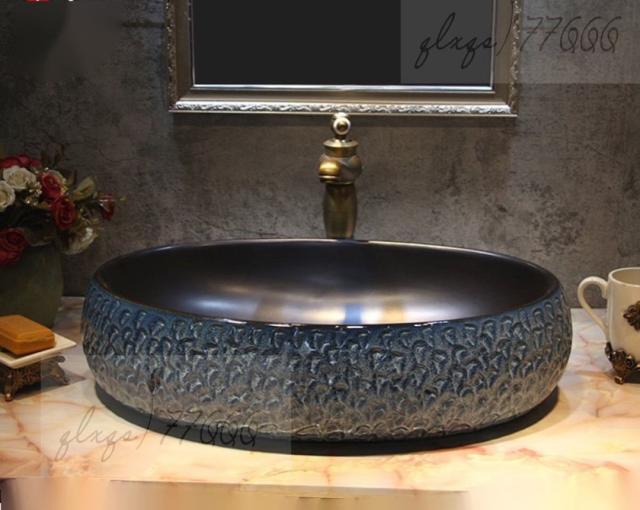 高級洗面台 ．洗面ボウルセット 洗面ボール 陶器 手水鉢 ．手洗器 手洗い鉢 洗面器 蛇口 排水金具付き