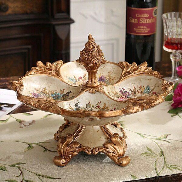 高級果物皿 盛り皿 お菓子皿、フルーツプレート、花柄豪華〜果物カゴ お菓子鉢 22,668円