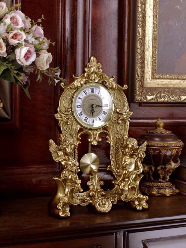 高級感テーブルクロック 置き時計 クロック 高級時計