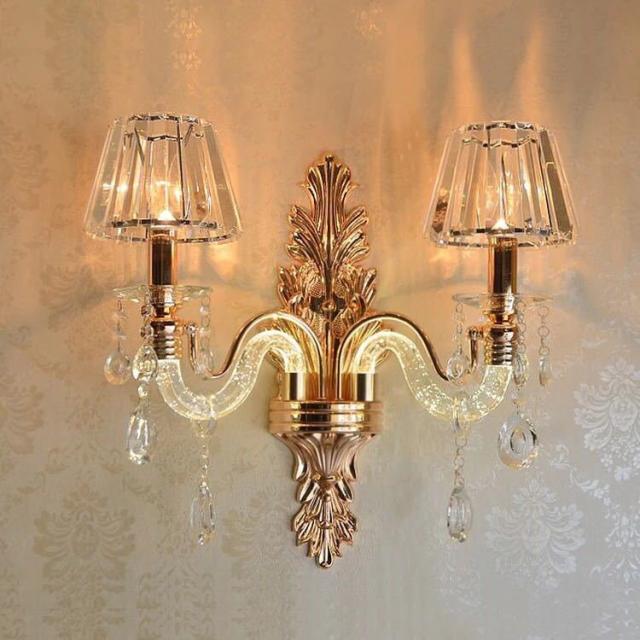 壁掛け照明 水晶ランプ 壁掛け灯 ．クリスタル壁掛け灯