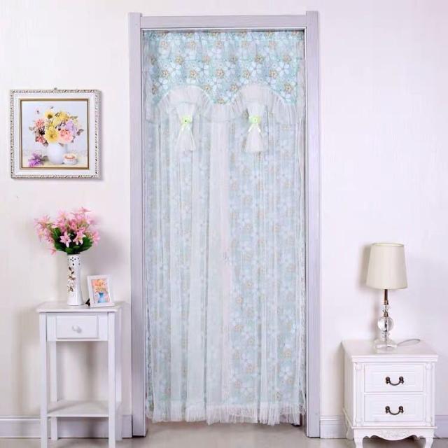 のれん ロング レース フラワー柄 姫系雑貨 暖簾 間切り レース 90x180の通販は