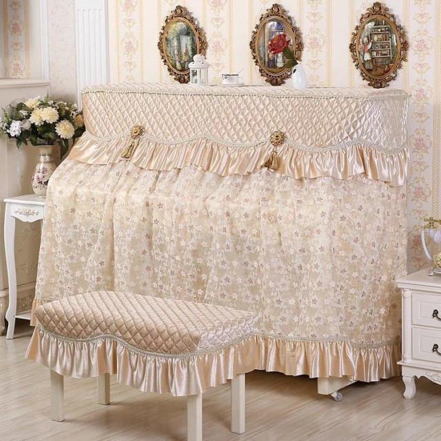 高級ピアノカバー ．ピアノイスカバー 2点セット