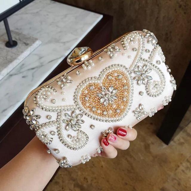 豪華パーティーバッグ キラキラ ストーンBAG クラッチバッグ