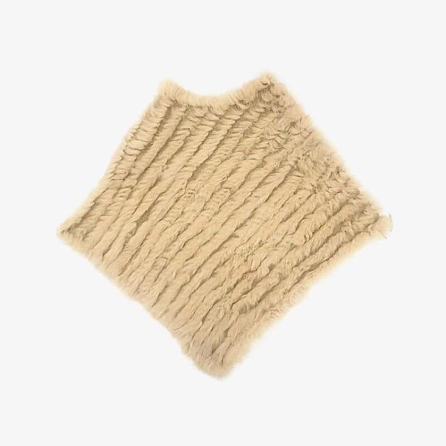 ラビットケープ ．ラビットショール ラビットポンチョ ラビット大判ストール 肩掛け．