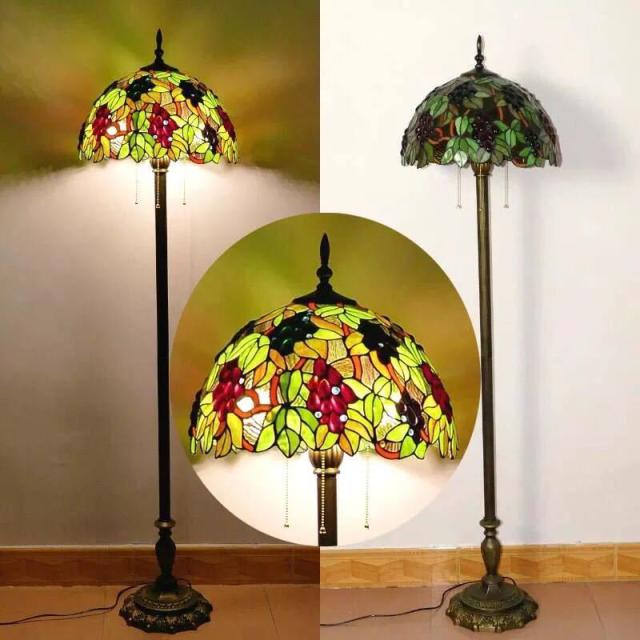 ビンテージ風 ステンドグラス フロアスタンド 高さ160cm ビンテージ風 ステンドグラス フロアスタンド 高さ160cm Amazon.co.jp