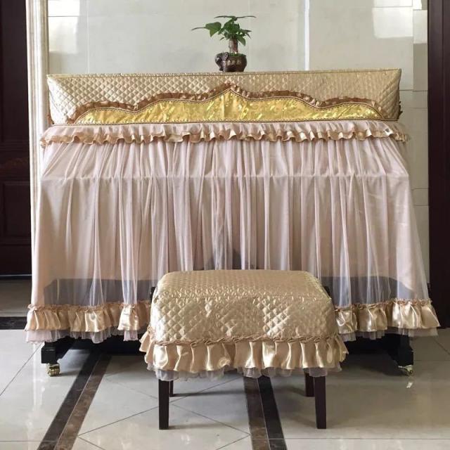 高級ピアノカバー ．ピアノイスカバー 2点セット 