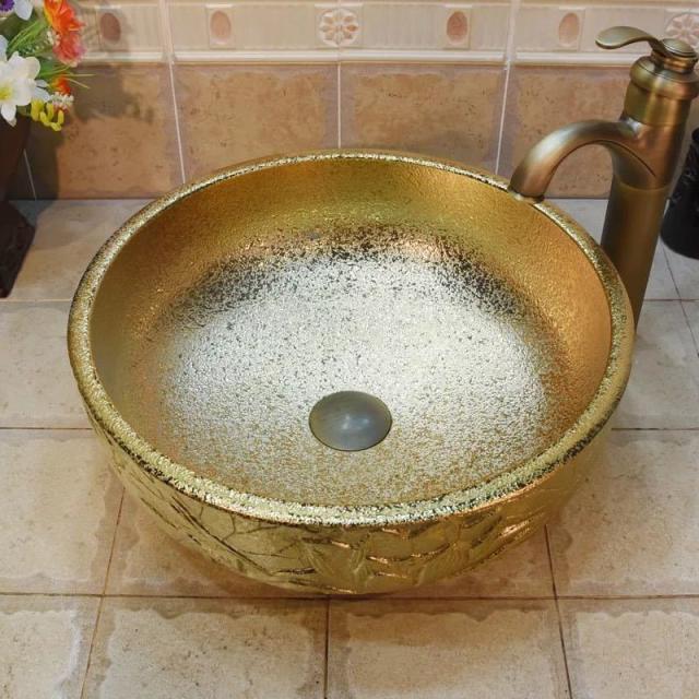 洗面ボウルセット 洗面ボール ．陶器手水鉢 手洗器 手洗い鉢 洗面器