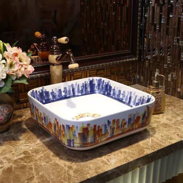 洗面ボウルセット 洗面ボール 陶器 手水鉢 手洗器 手洗い鉢 洗面器 蛇口 排水金具付