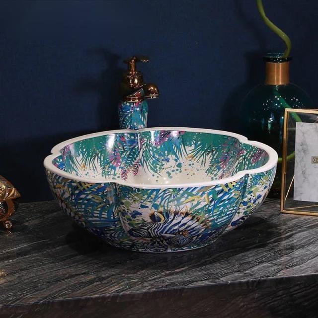 洗面ボウルセット 洗面ボール 手水鉢 手洗器 手洗い鉢 洗面器 高級感 洗面 高級感 洗面ボウルセット 洗面ボール 陶器 手水鉢 手洗器 手洗い鉢 洗面器