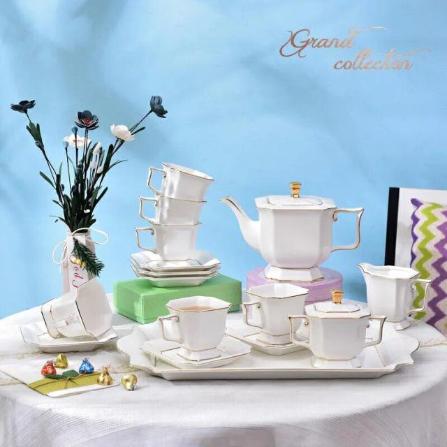 ティー・コーヒーカップセット カップ＆ソーサー6客セット.