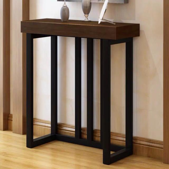 サイドテーブル コンソールテーブル 玄関テーブル 花台 電話台 アンティーク調デザイン 幅80cmの通販は 77,591円