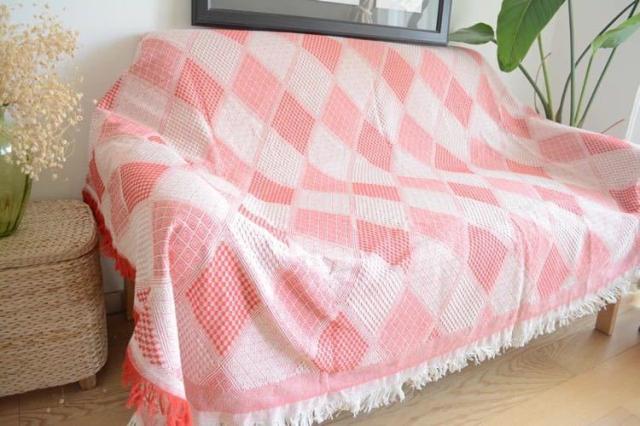 ソファーカバー ソファーシーツ マルチカバー ソファー保護カバー ベッドカバー ひざ掛 180x300cm 別のサイズあり ピンク