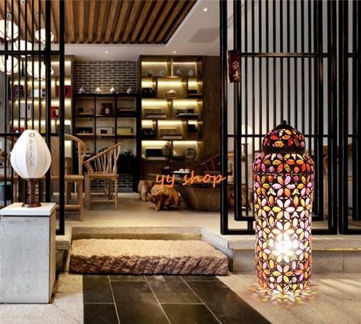 0820FL60-2フロアスタンド スタンドライト フロアライト 照明器具 間接照明 工芸品