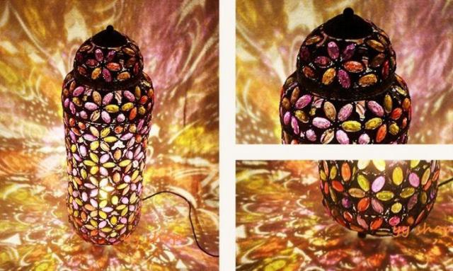 0820FL60-2フロアスタンド スタンドライト フロアライト 照明器具 間接照明 工芸品