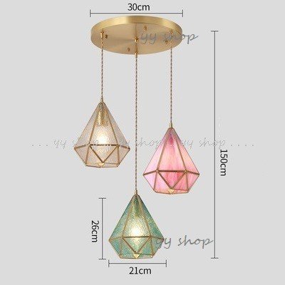 1020AL30-5-5銅.ペンダントライト．洋風照明 シャンデリア 北欧デザイ シーリングライト不可.レストラン.玄関 階段 廊下 天井照明 3灯