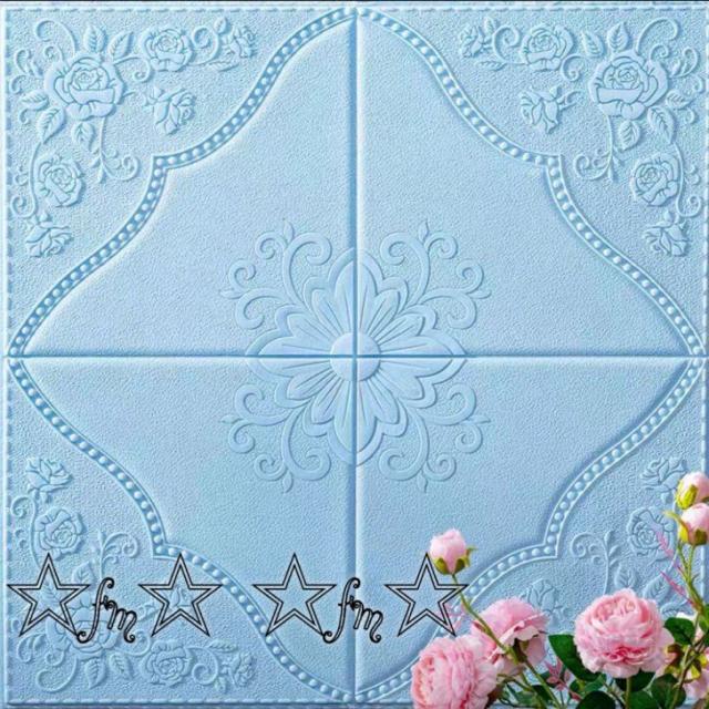 50枚 70cm×70cm 背景壁 3D立体レンガ模様壁紙 防水 汚い防止 ．カビ防止 エコ素材