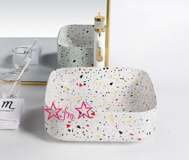 高級洗面台 洗面ボウルセット ．洗面ボール 陶器 手水鉢 手洗器 手洗い鉢 洗面器 蛇口 排水金具付き