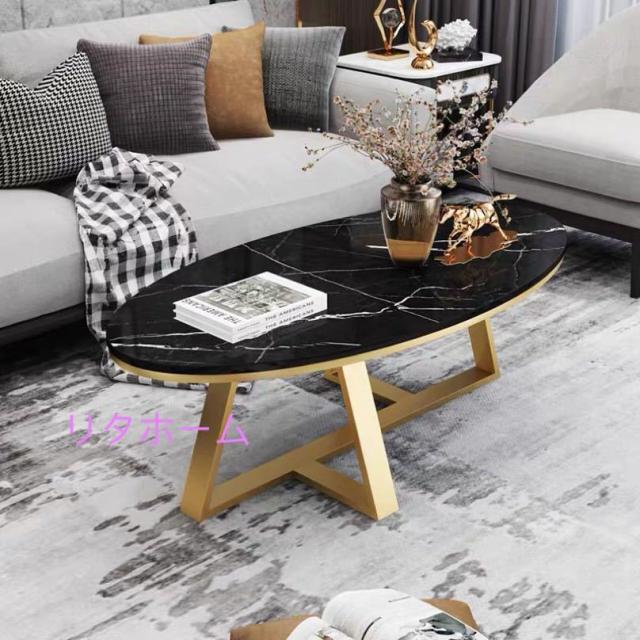 人造大理石ローテーブル ダイニングテーブル 高級センターテーブル 幅100cmの通販は