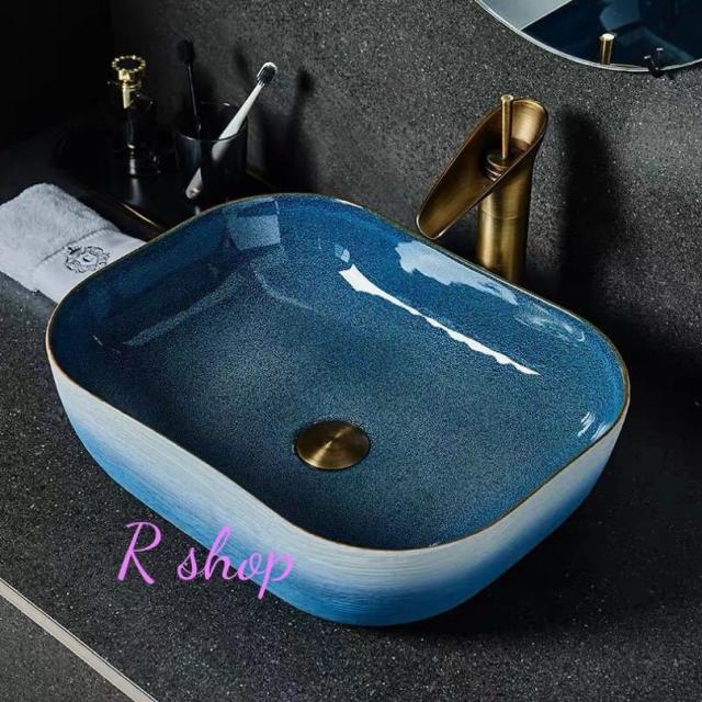 置き型洗面ボウルセット 手洗い器 デザイン 陶磁器 手洗い鉢 洗面台