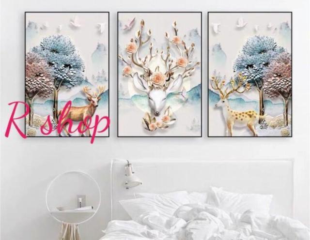 壁飾りアートパネル プリント 絵画 インテリア 壁掛け キャンバスプリントポスター3枚 40x60の通販は 38,610円