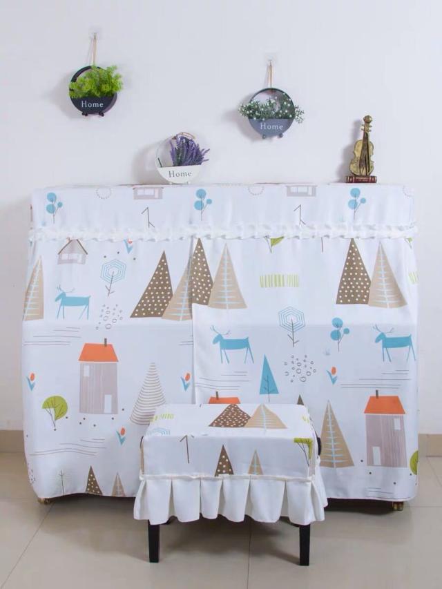 ピアノカバー．イスカバー 2点セット 防塵カバー