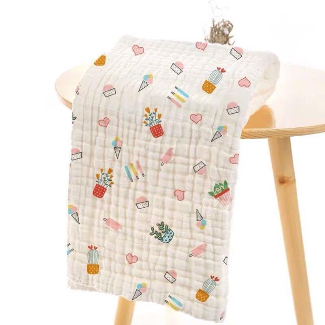 子供 6重ガーゼケット ブランケット タオルケット 通気性 軽量 掛け布団 110×110cmの通販は