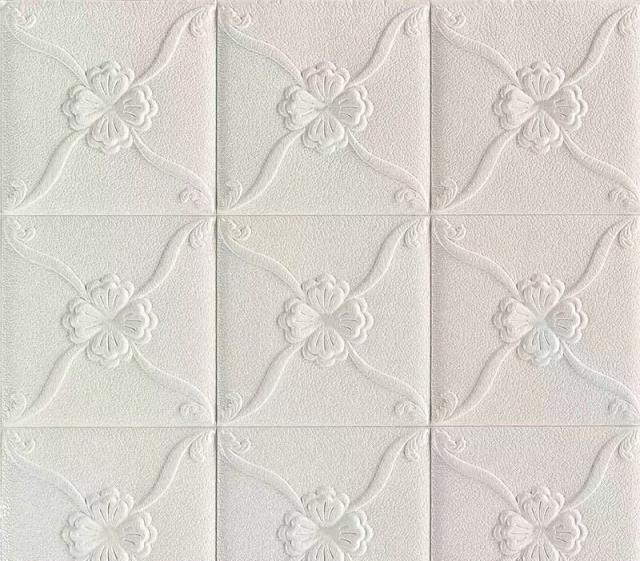 50枚 70cm×70cm 背景壁 3D立体レンガ模様壁紙 防水 汚い防止 カビ防止の通販は