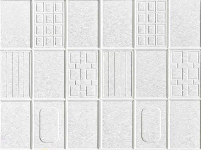 50枚 70cm×70cm 背景壁 3D立体レンガ模様壁紙 ．防水 汚い防止 カビ防止