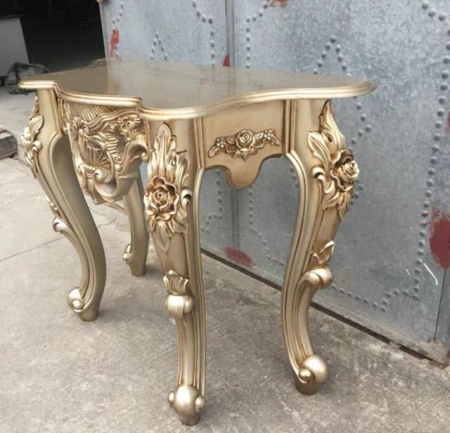 サイドテーブル コンソールテーブル ．玄関テーブル 花台 電話台 アンティーク調デザイン 幅100cmの通販は