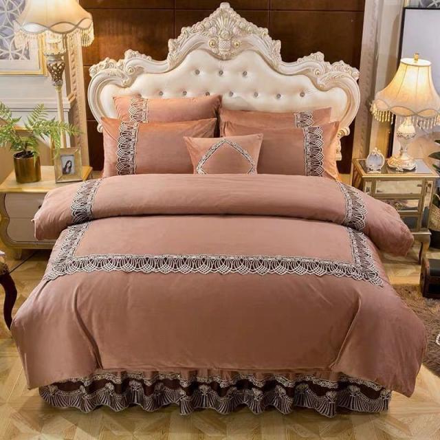 高級ワイドダブル ベッド用品4点セット ．寝具 ボックスシーツ 枕カバー掛け布団カバー ベッドカバー 別サイズあり