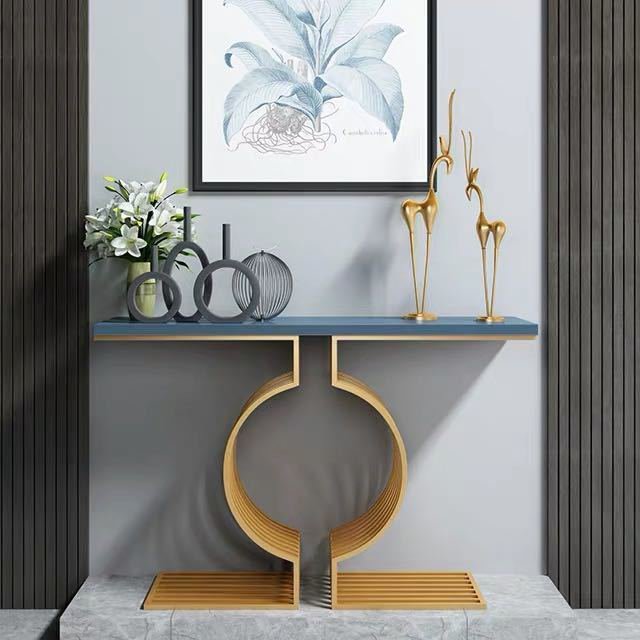 高級サイドテーブル コンソールテーブル 玄関テーブル 花台 電話台