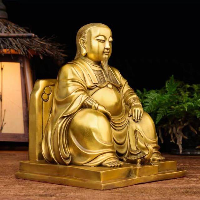 チベット仏教 仏像 お釈迦様 釈迦如来像 鍍金 BUONA VISTA（ブオナ