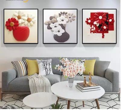 美術アートパネル 絵画インテリア 壁飾り 絵画プリント 壁画 キャンバス キャンバスプリントポスター3枚 額縁なし 50x50 ．別サイズあり