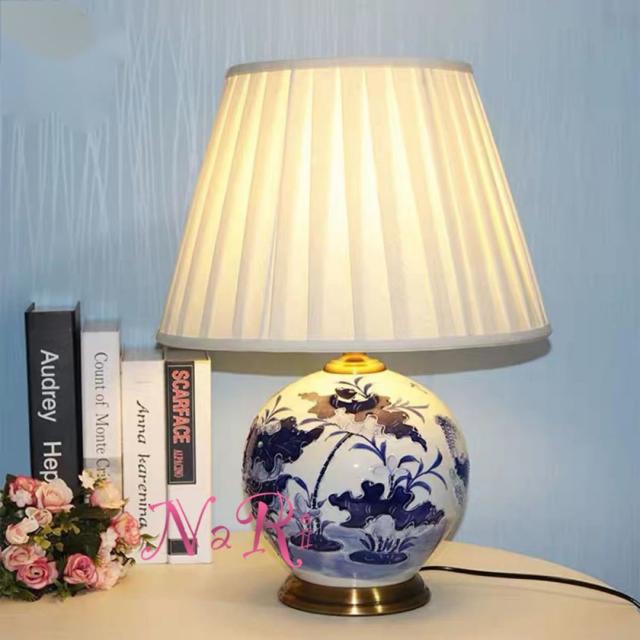 .照明スタンドライト テーブルランプ デスクライト． 高級陶器卓上ステンド1 楽天市場】A056533大型照明スタンドライト テーブルランプ デスク