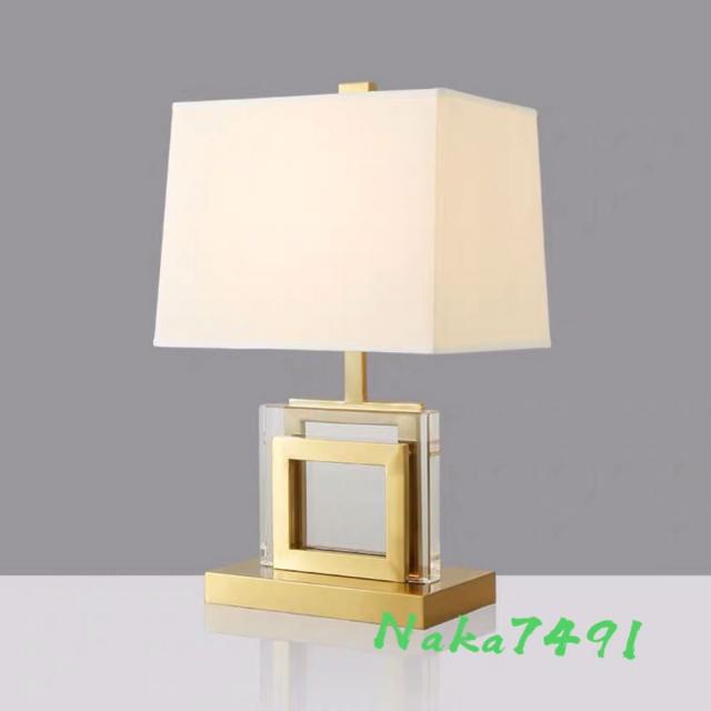 照明スタンドライト テーブルランプ デスクライト 卓上ステンド ．高級水晶スタンド