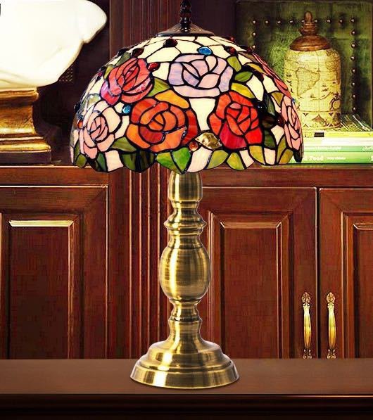 い95ステンドグラスランプ 卓上スタンド 卓上照明 い95ステンドグラスランプ 卓上スタンド 卓上照明