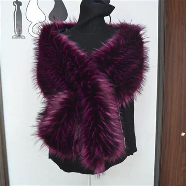 毛皮風ミンクケープ ．ファーショール ファーストール ポンチョ ボレロ ストール．