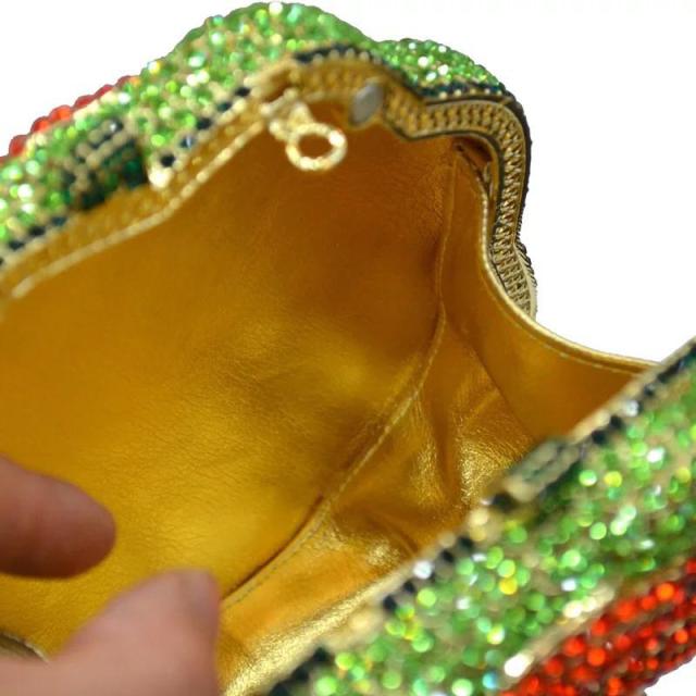 豪華パーティーバッグ ．キラキラ ストーンBAG クラッチバッグ