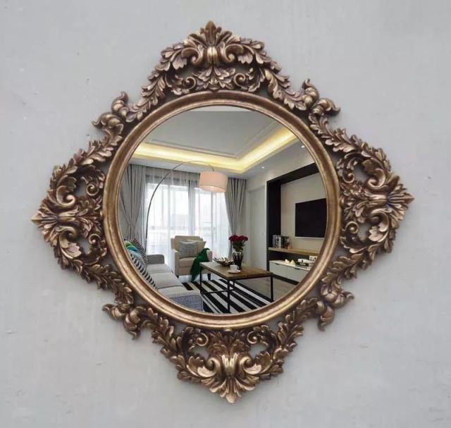 豪華鏡 壁掛け鏡 アンティーク調 ．壁掛け 壁掛けミラー ウォールミラー
