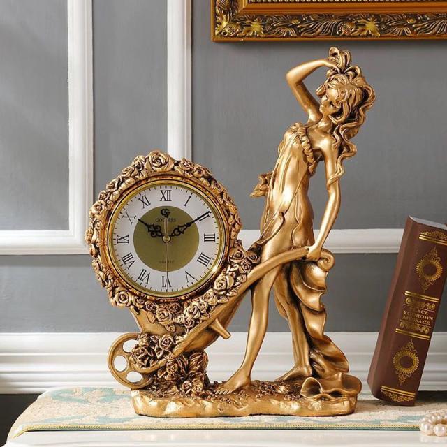 テーブルクロック 置き時計 ．クロックアラーム 上品 時計