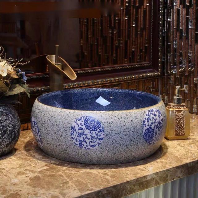 洗面ボウルセット 洗面ボール 陶器 手水鉢 手洗器 手洗い鉢 洗面器