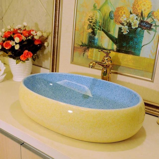 洗面ボウルセット 洗面ボール 陶器 手水鉢 手洗器 手洗い鉢 洗面器 蛇口付き．