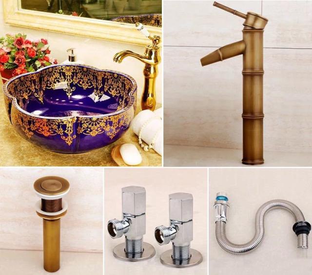 洗面ボウルセット 洗面ボール 陶器 手水鉢 手洗器 手洗い鉢 洗面器