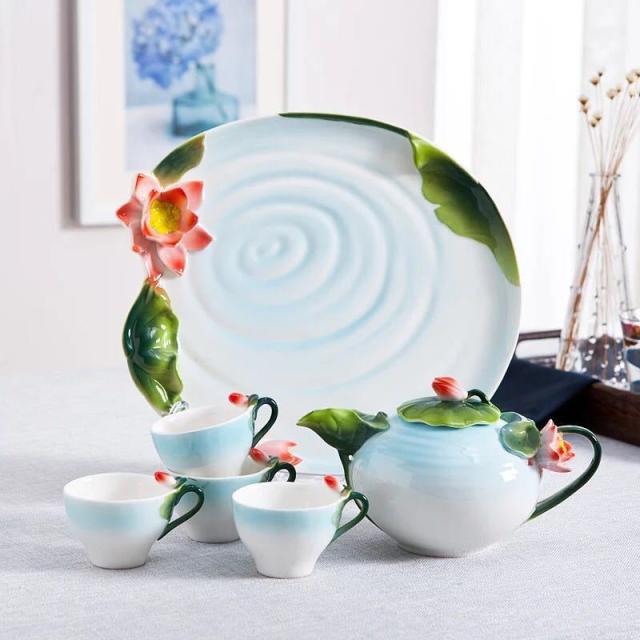 4客茶器揃 茶器セット お茶 陶器 湯呑み 急須茶器セットの通販は