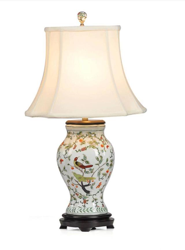 照明スタンドライト テーブルランプ デスクライト 卓上ステンド 高級陶器スタンド